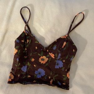 Floral crop top!!